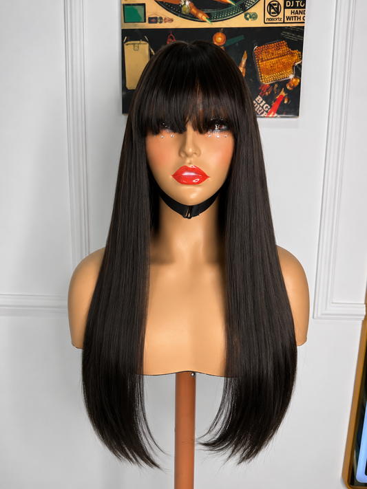 22 inch fridge wig, double drawn